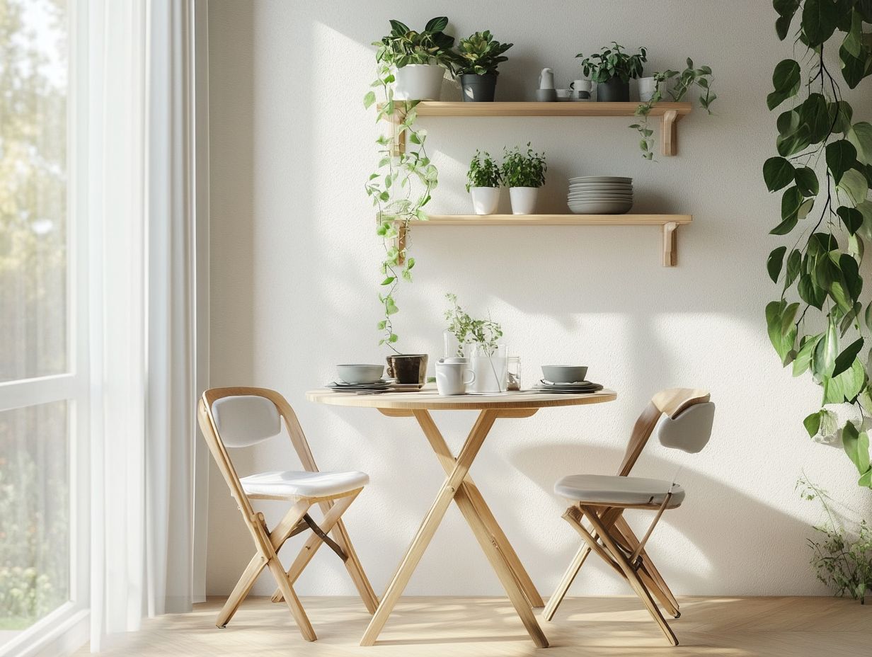 How Can You Create a Functional and Stylish Dining Area in a Small Apartment?