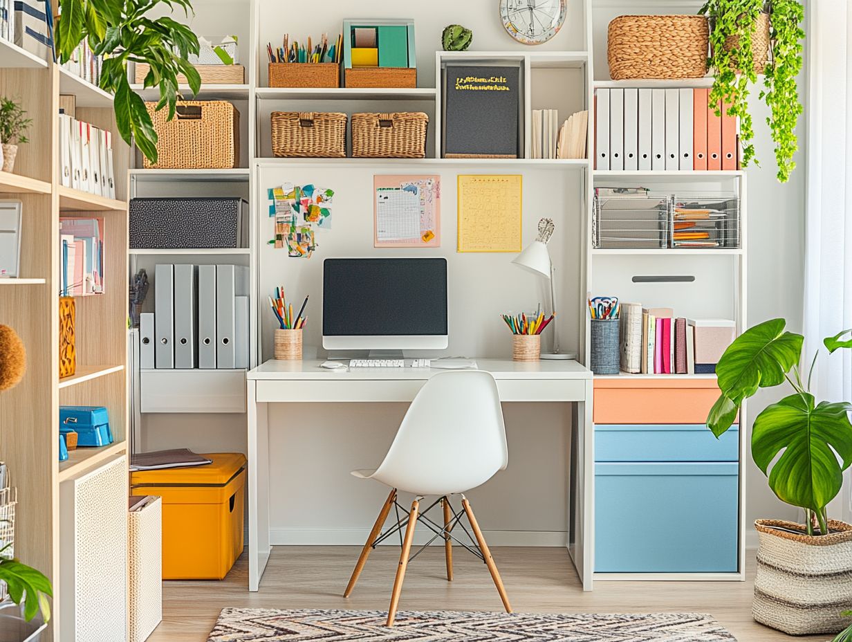 Stylish storage solutions for home offices