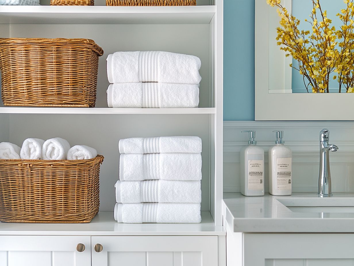 Stylish bathroom storage tips