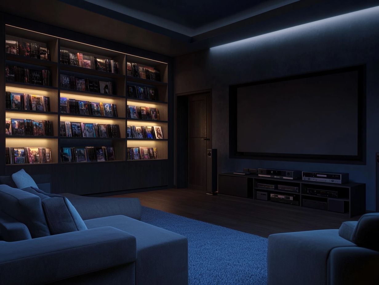 Image showing the 5 best storage solutions for home theaters.