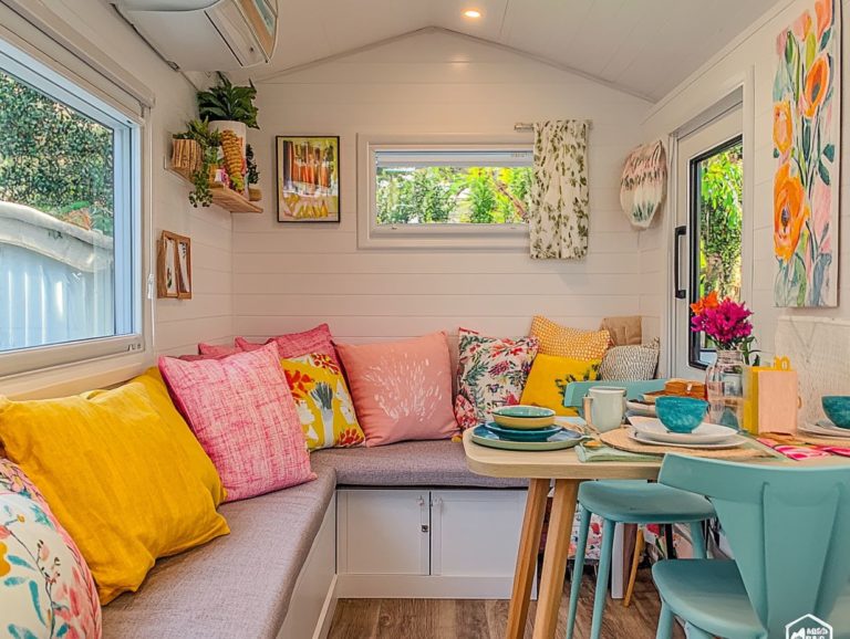 5 Colorful Decor Ideas for Tiny Houses