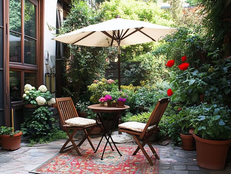 5 Essential Features for Outdoor Furniture in Small Areas