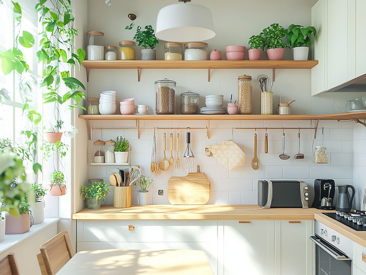 A collection of frequently asked questions about small kitchen design.