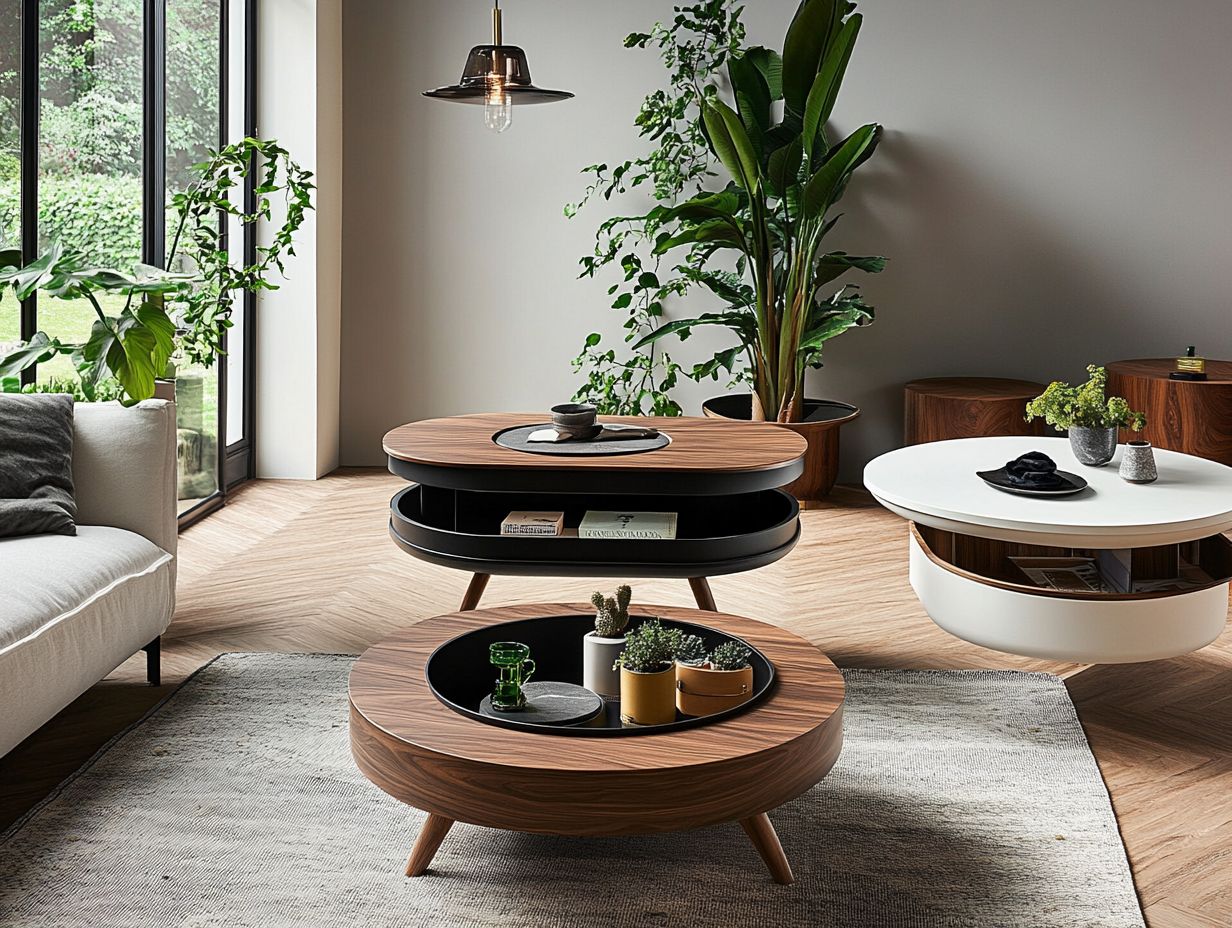 5. A Coffee Table with a Lift-Top Design