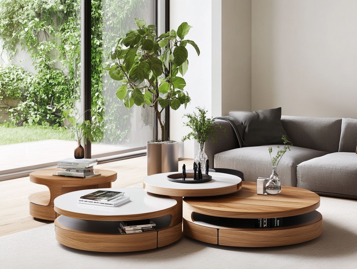 A stylish coffee table that fits various budgets.