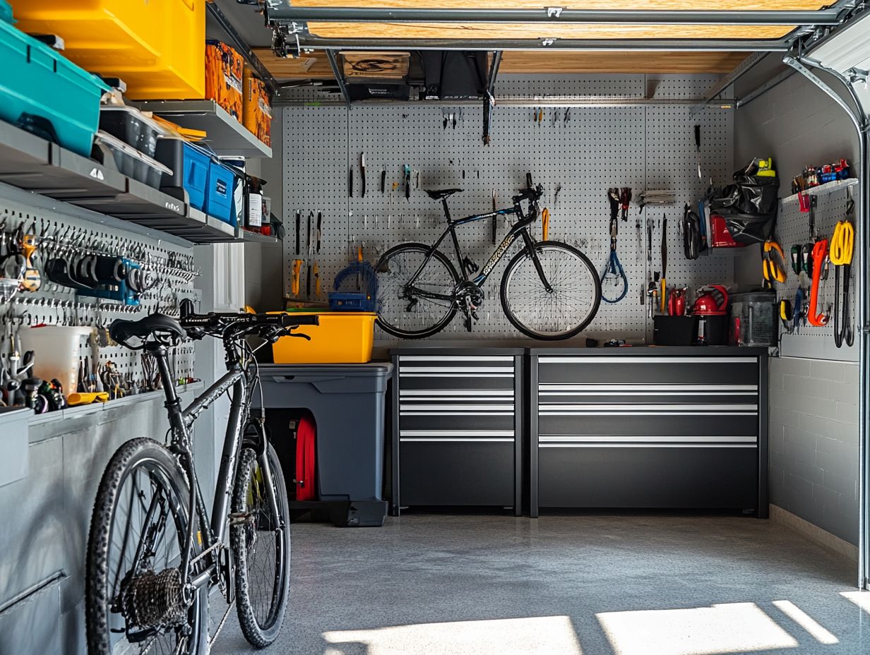 Tips for optimizing garage space with underutilized areas