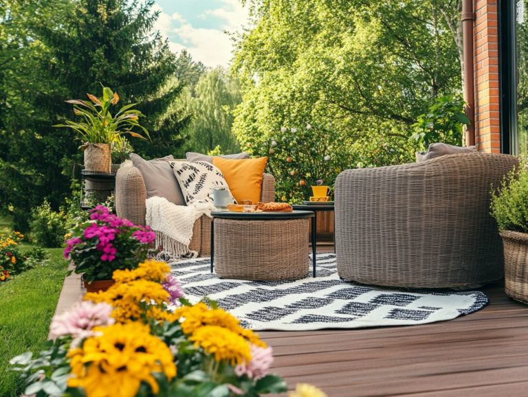 Best Outdoor Furniture Materials for Small Spaces