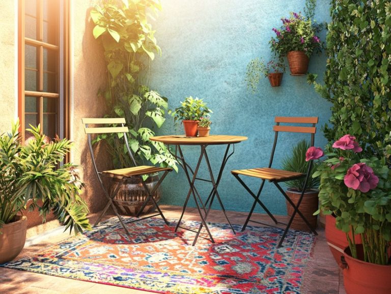 Choosing the Right Outdoor Furniture for Compact Areas