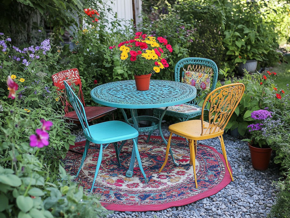 Colorful string lights enhancing outdoor ambiance