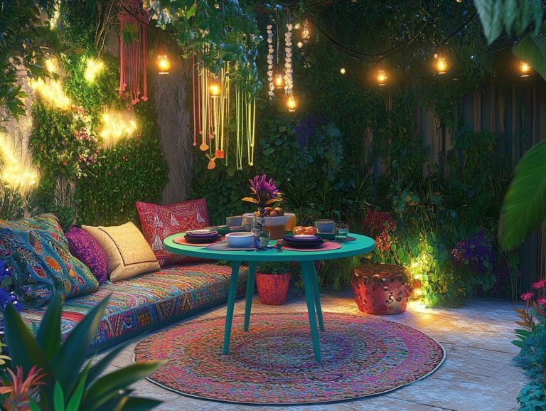 Creating a Chic Outdoor Dining Area in Tiny Spaces