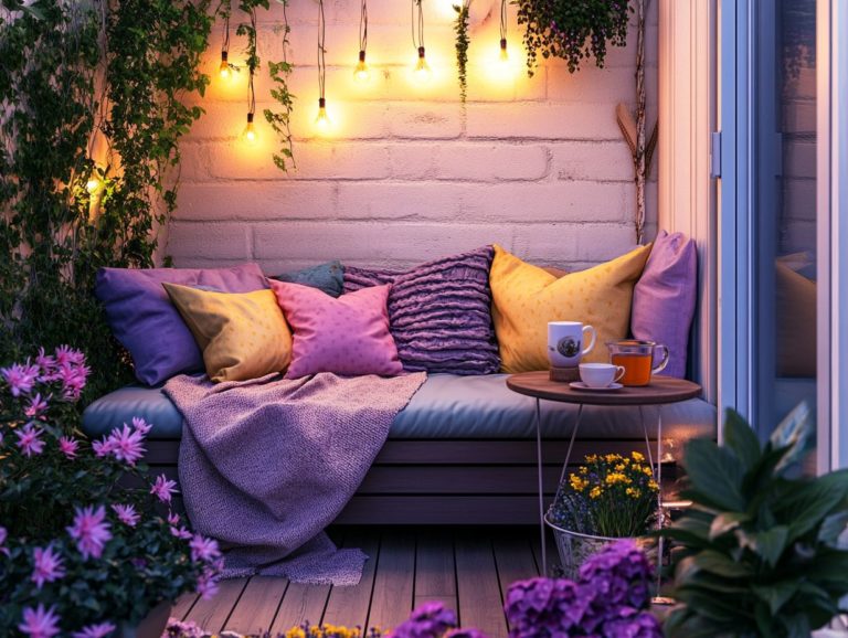 Creating a Cozy Outdoor Nook in Limited Spaces