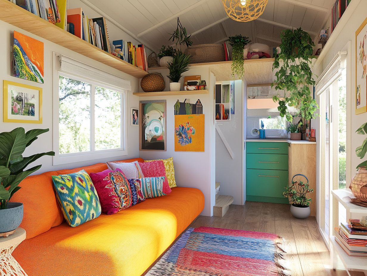 1. What are some key elements to consider when creating a family-friendly decor for your tiny home?