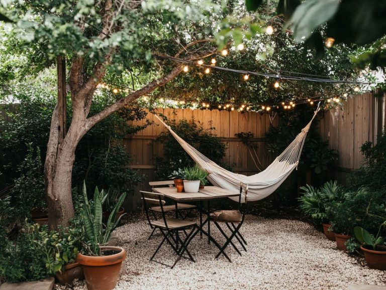 Creating a Multifunctional Outdoor Space in Tiny Areas