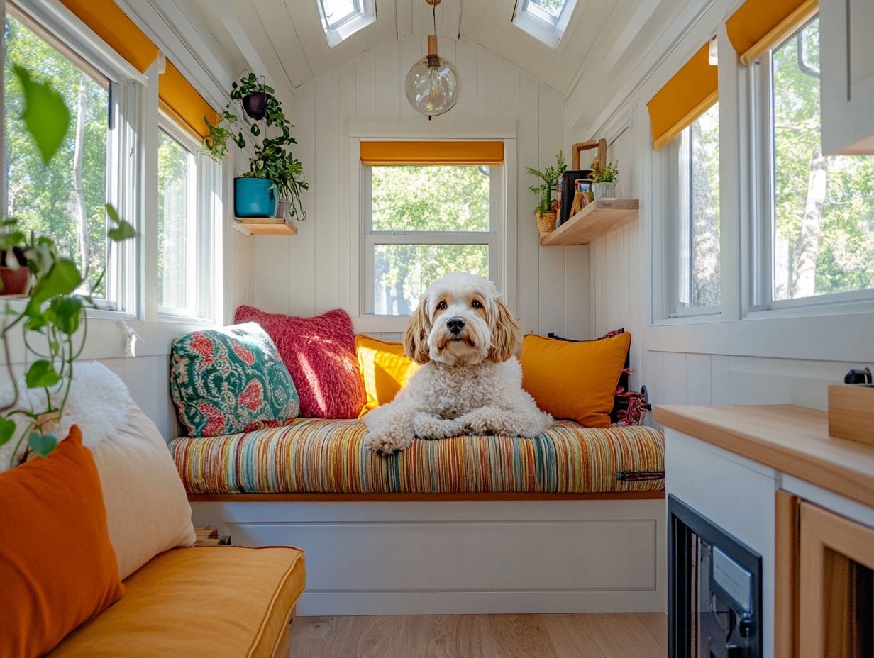 Creating a pet-friendly environment in a tiny house