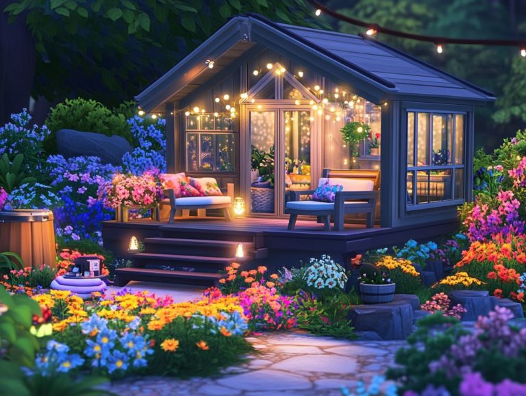 Creating an Outdoor Oasis with Tiny House Decor