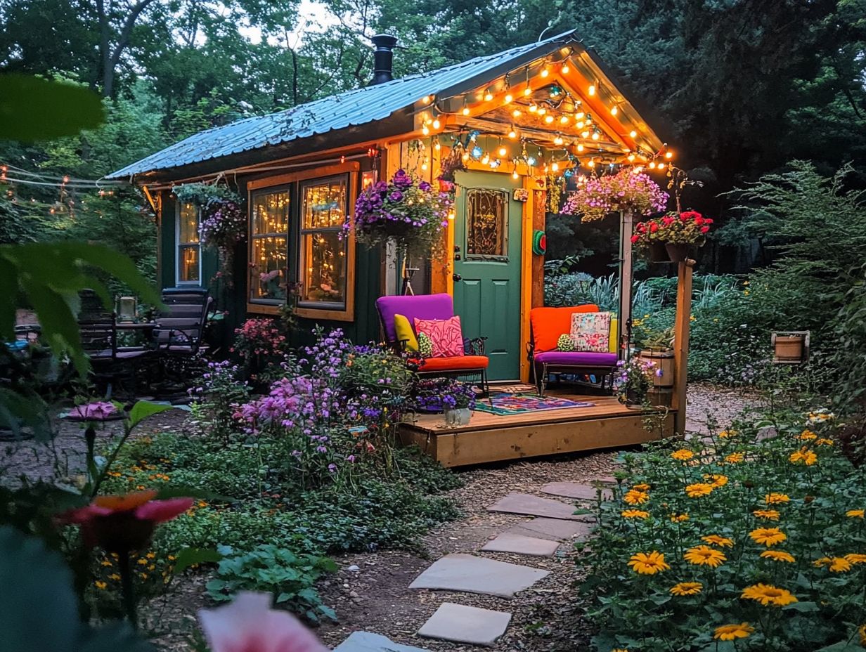 Creative Outdoor Decor Ideas for Tiny Houses