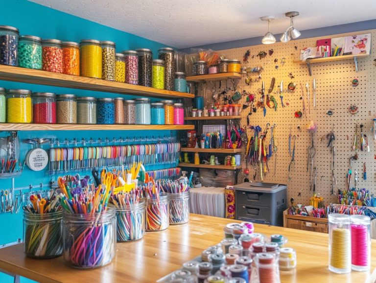 Creative Storage Ideas for Craft Supplies