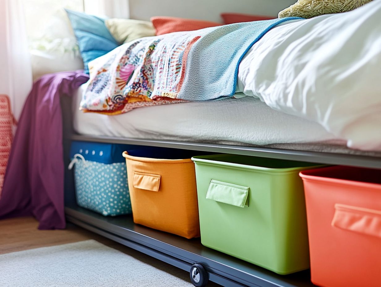 15. Create a DIY Under-Bed Storage Solution