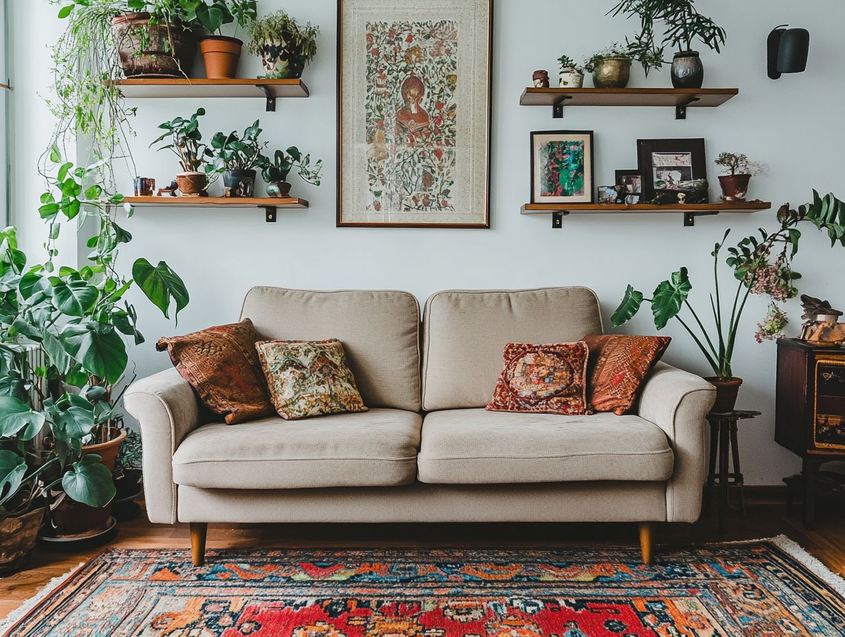 A small living room showcasing effective space optimization techniques