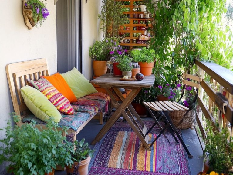 DIY Outdoor Furniture Hacks for Small Spaces