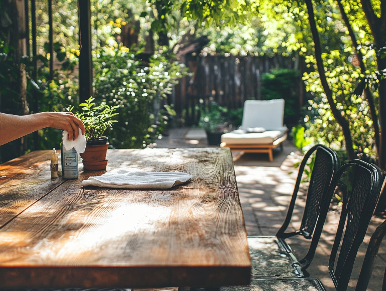 Outdoor Furniture Maintenance Tips