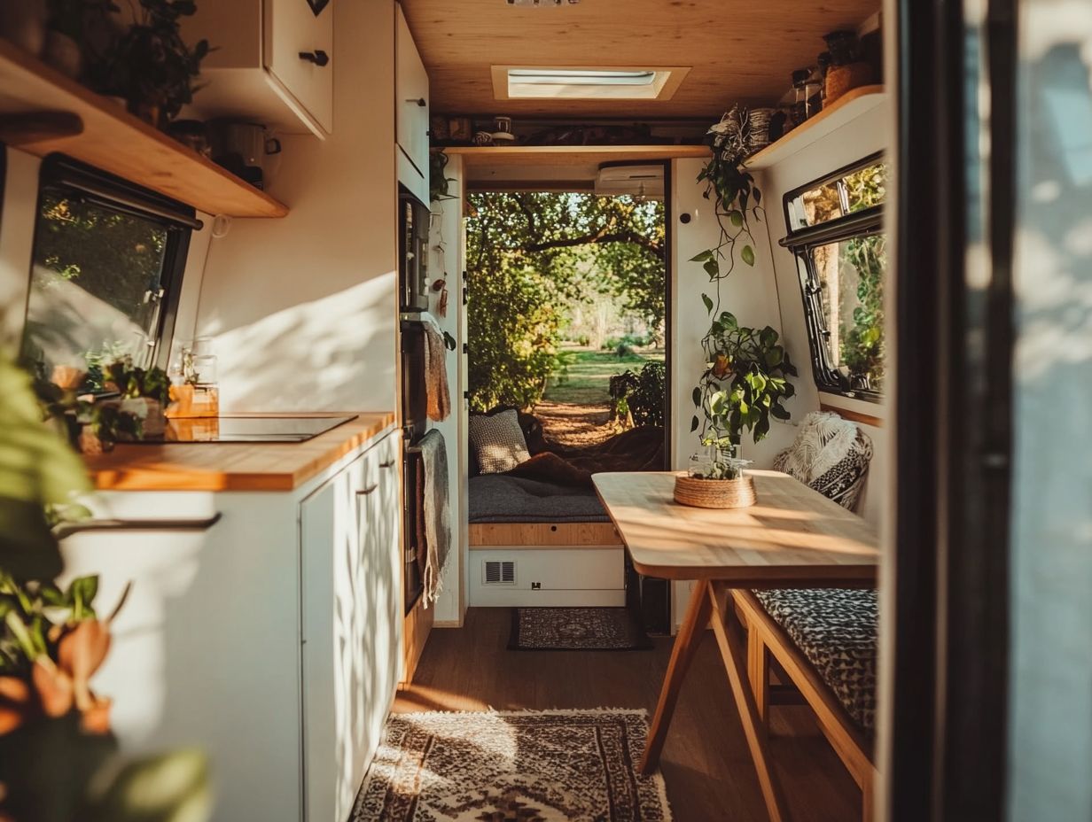 Balance aesthetics and functionality in a tiny home