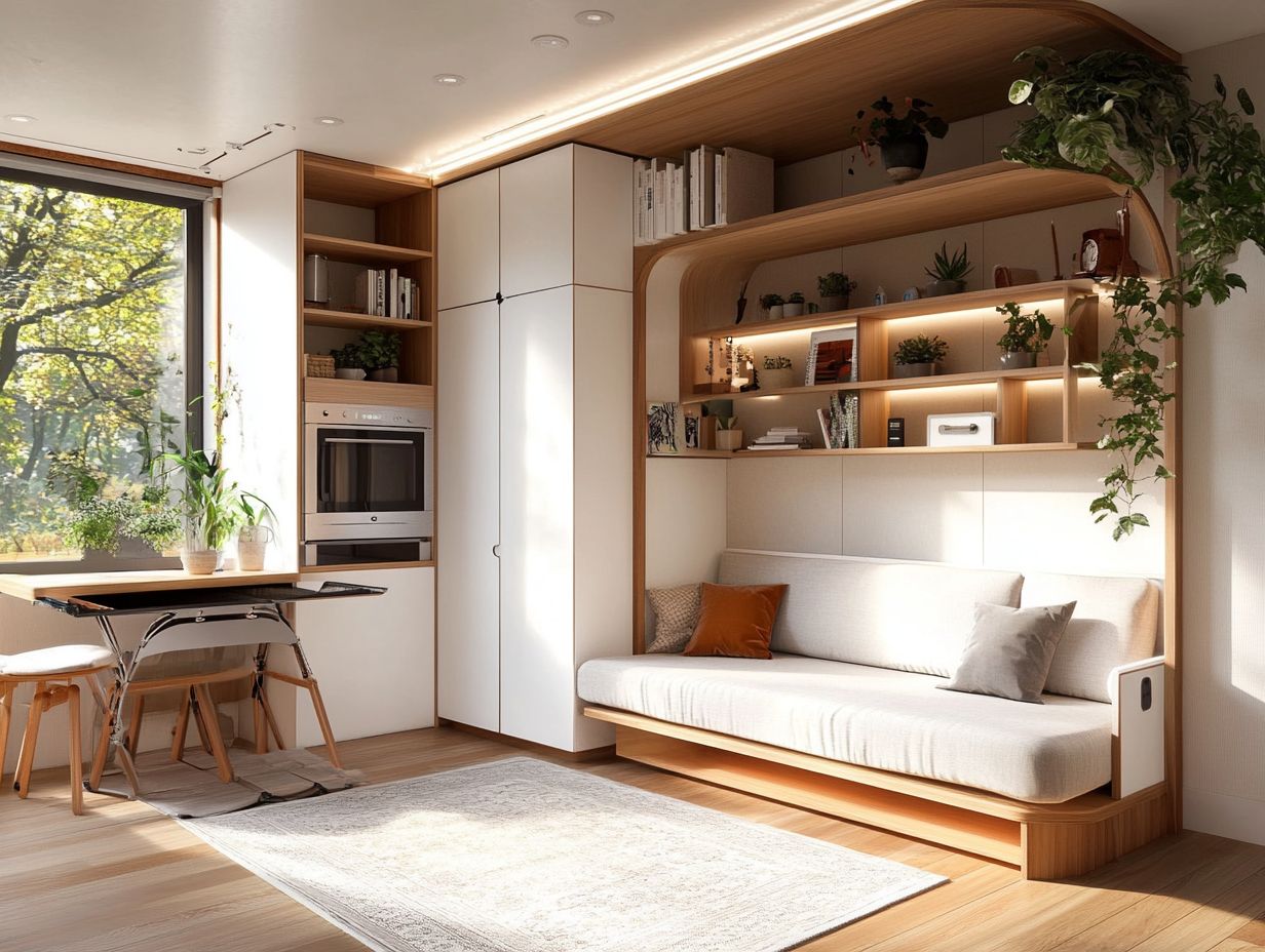 Innovative multi-functional furniture solutions for tiny homes