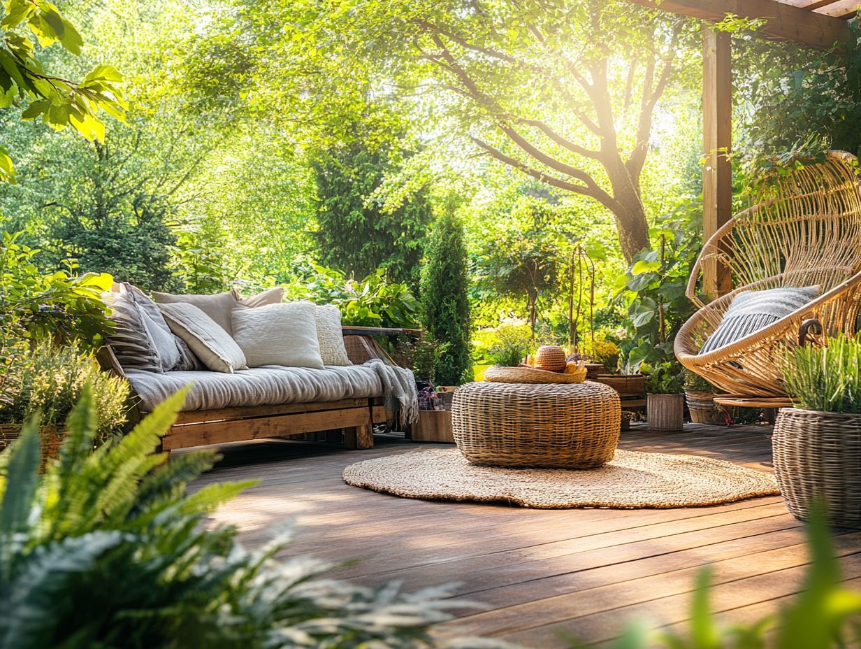 Tips for Maintaining and Extending the Life of Sustainable Outdoor Furniture