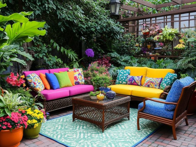 How to Choose the Right Color for Outdoor Furniture?