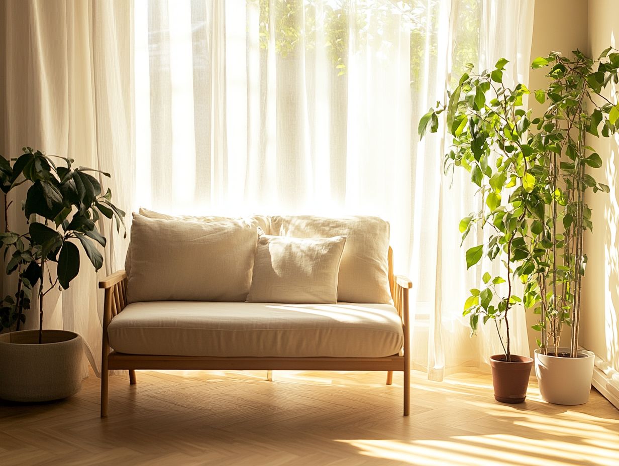 An overview of key takeaways on curtain selection for small spaces.