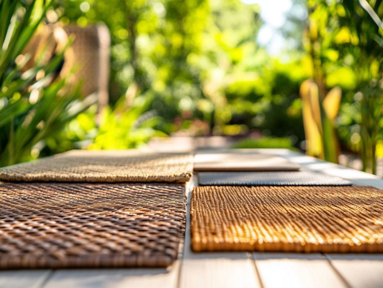 How to Choose the Right Materials for Outdoor Furniture