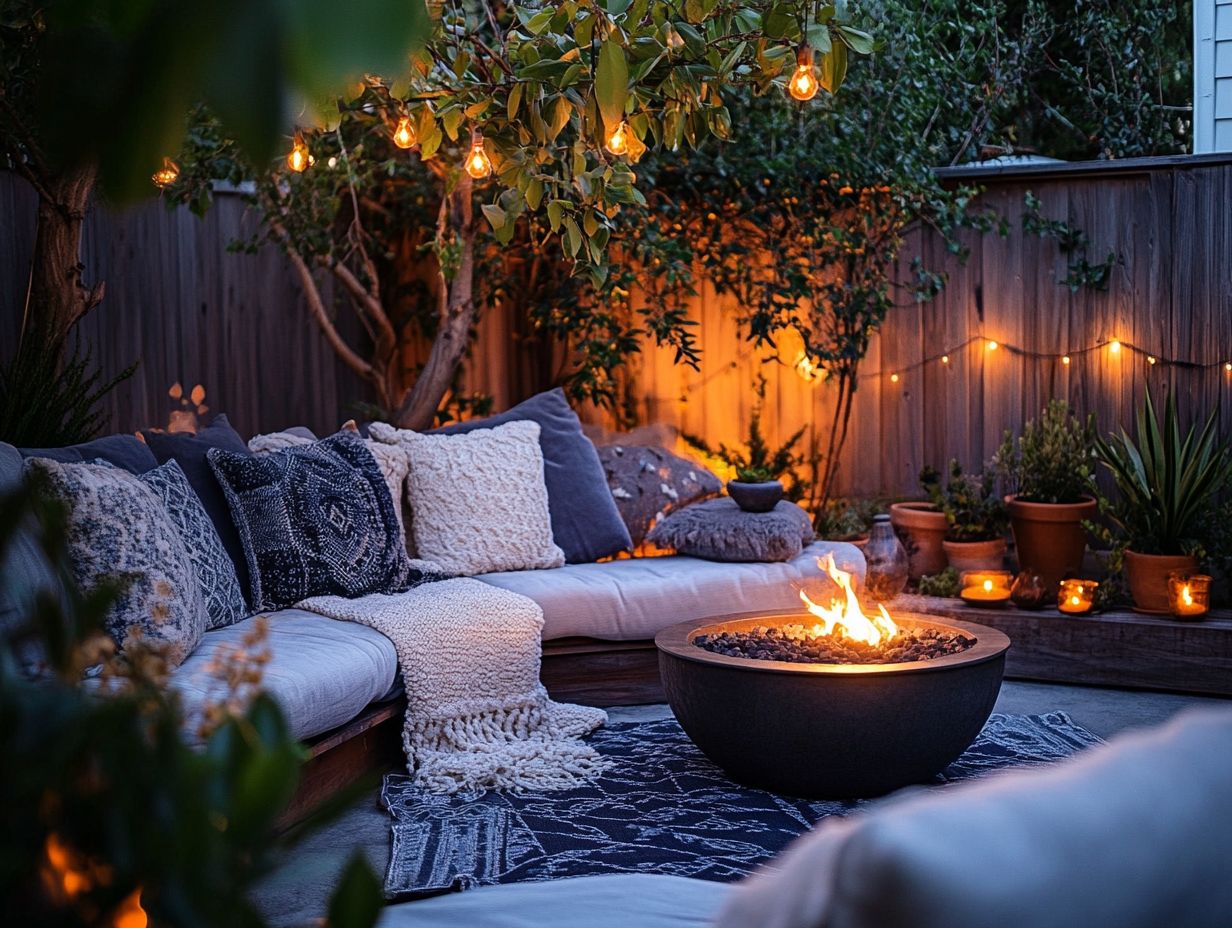 Chic Outdoor Lounge Design Elements