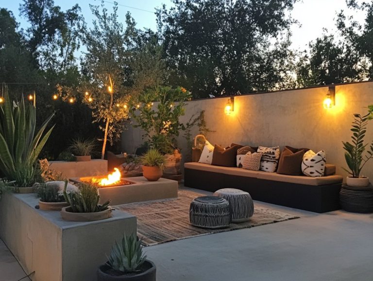 How to Create a Chic Outdoor Lounge?