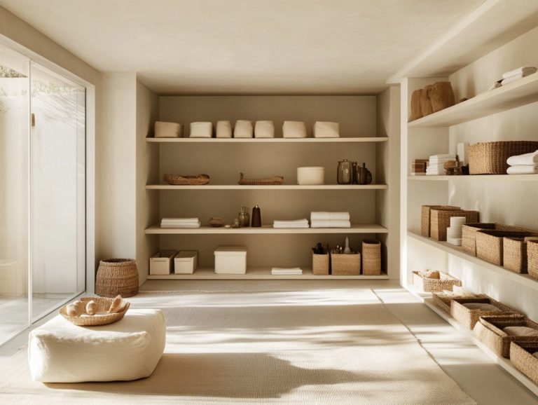 How to Create a Minimalist Storage System