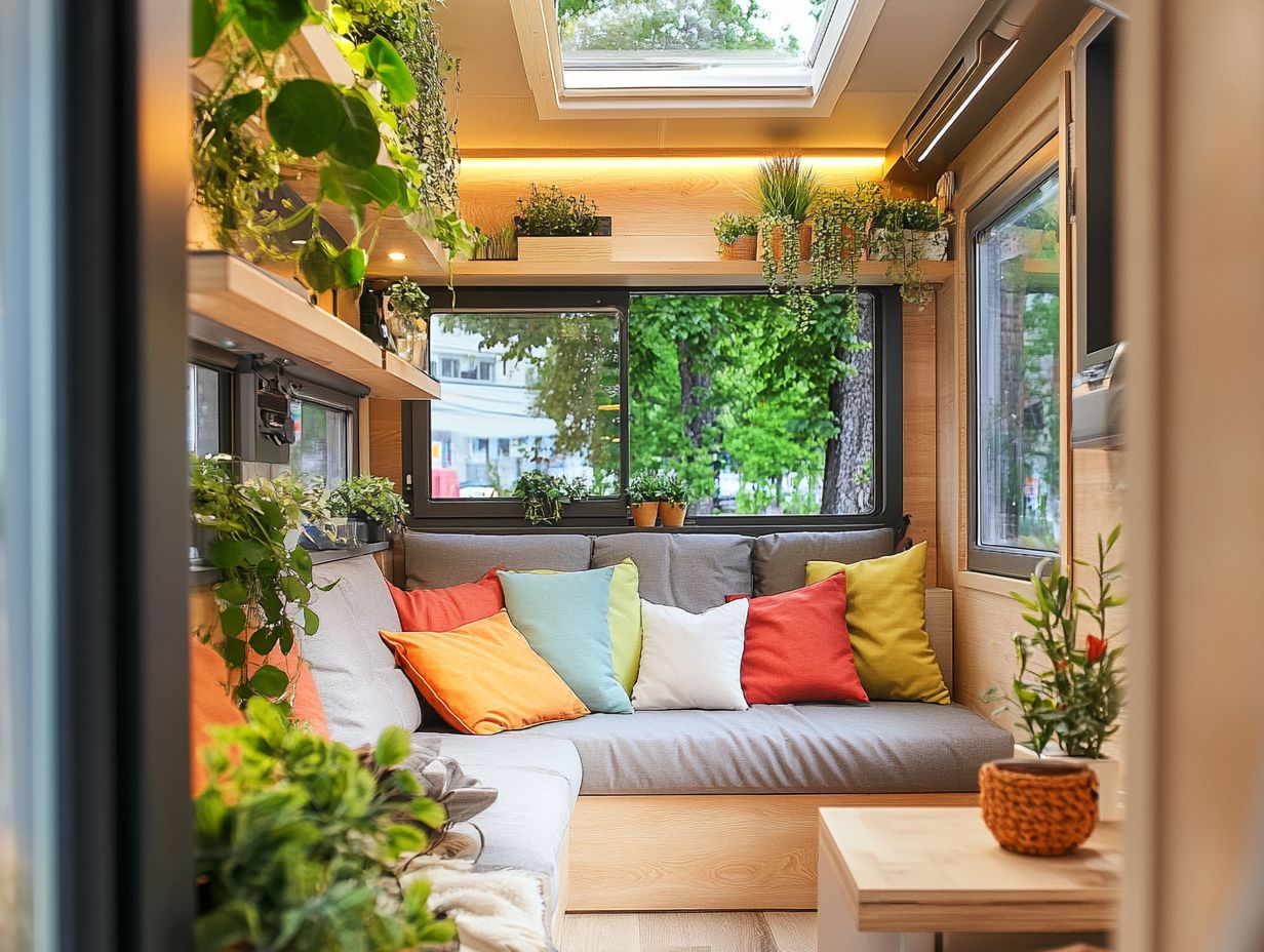 Image of multi-functional decor in a tiny home