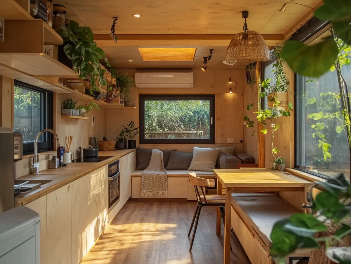 Creating Zones in Open-Plan Tiny Homes