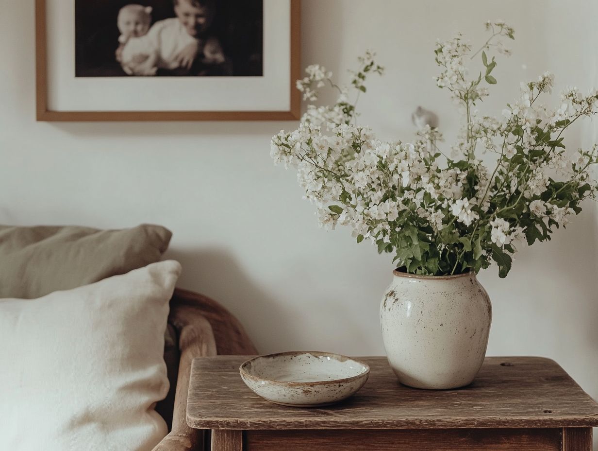 Displaying Family Heirlooms in Tiny Spaces