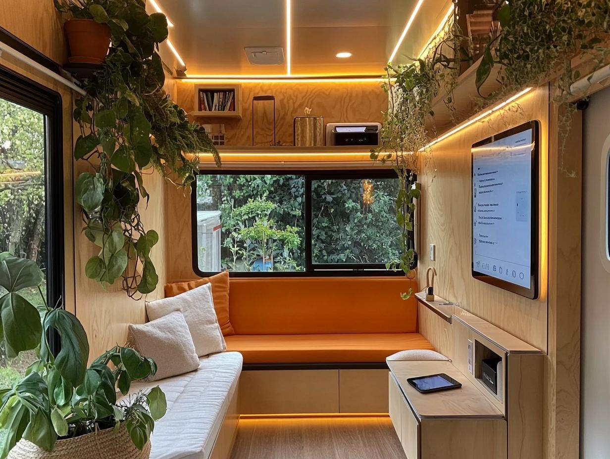 Top Technologies for Tiny House Decor