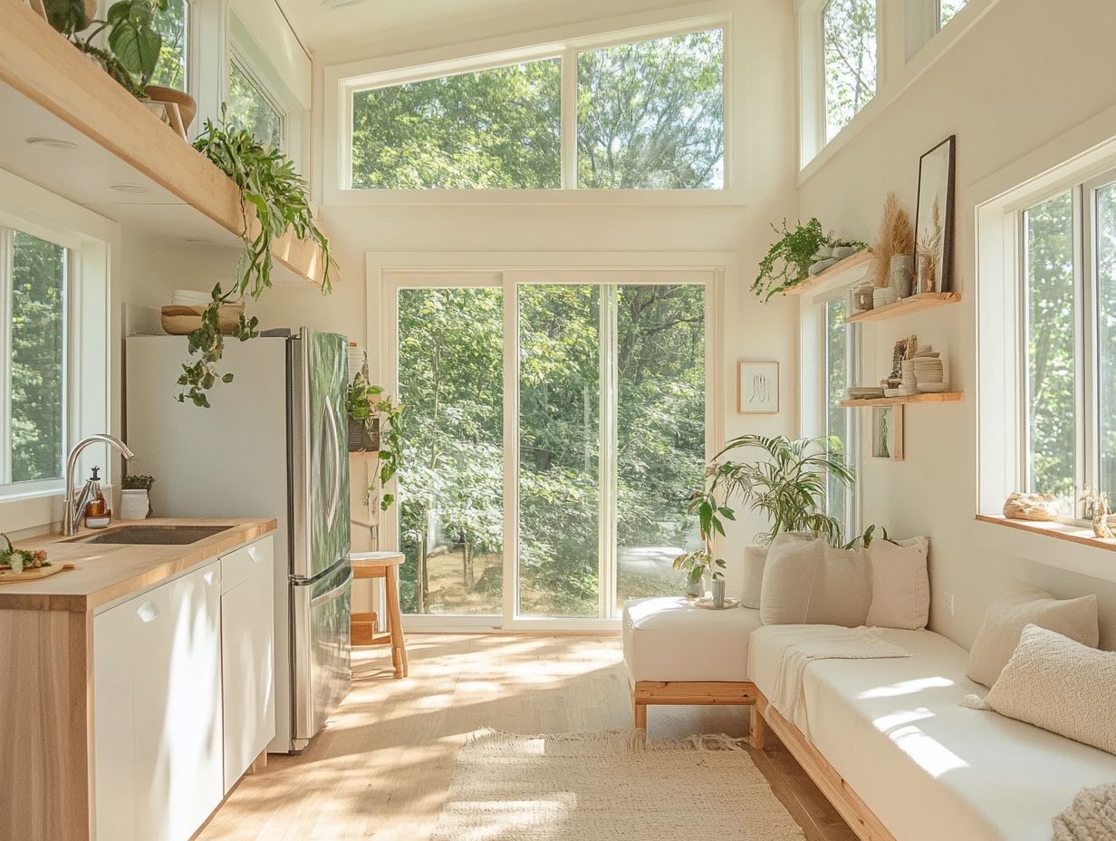 How can I make my tiny home feel more spacious?