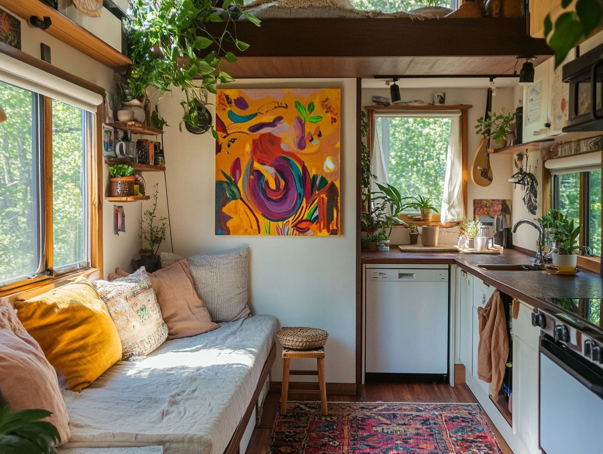 Explore creative ways to make your tiny home cozy and unique.