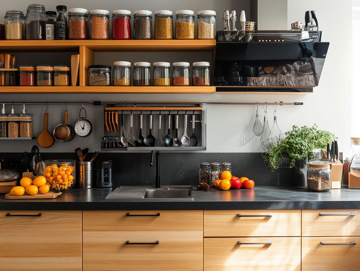 Pull-Out Shelves and Hidden Storage