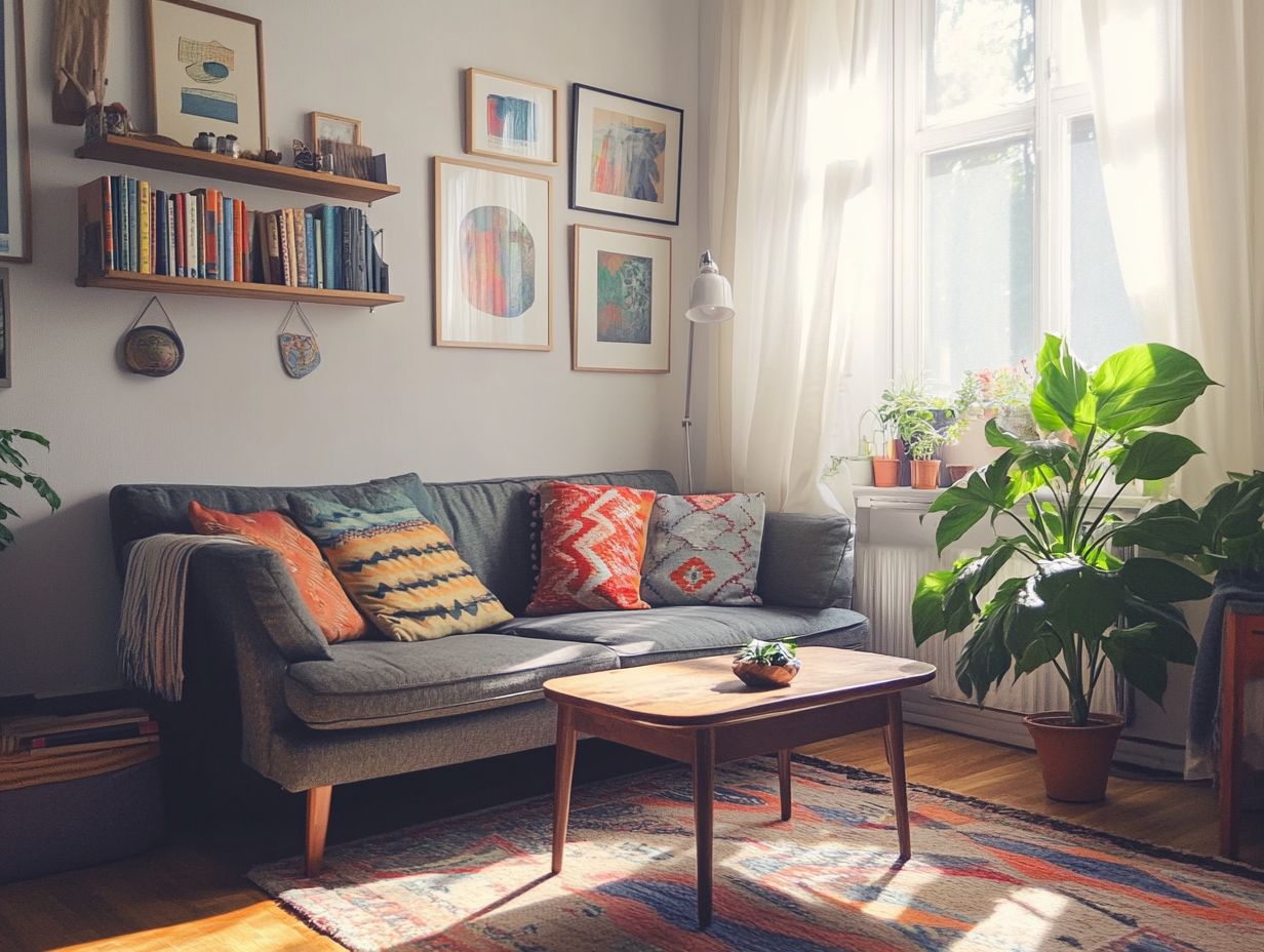 A beautifully styled small living room for inspiration.