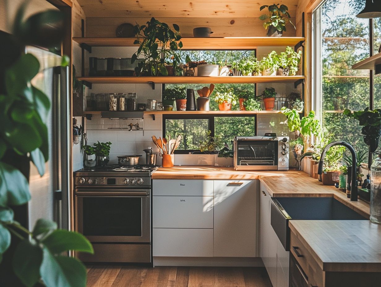 Innovative storage solutions for tiny house kitchens