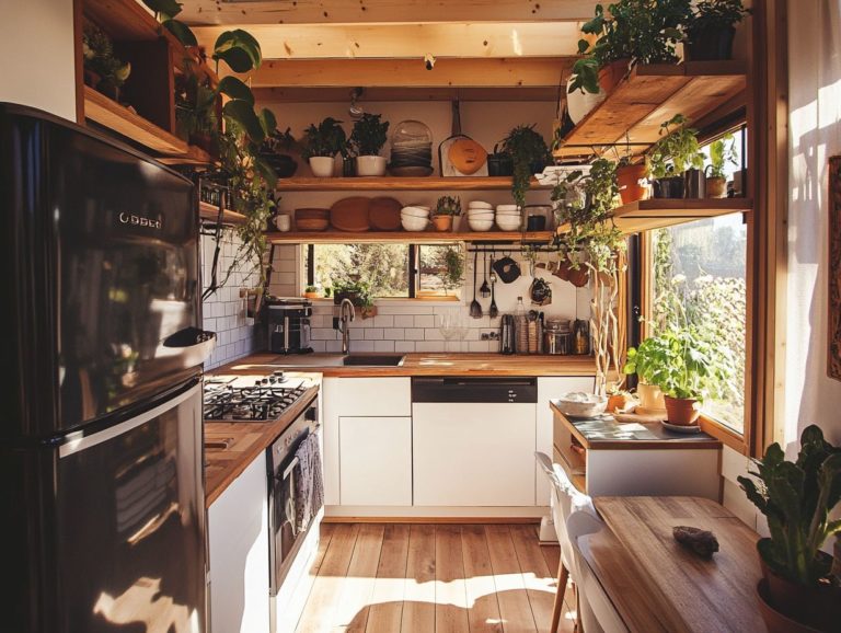 How to Style a Tiny House Kitchen