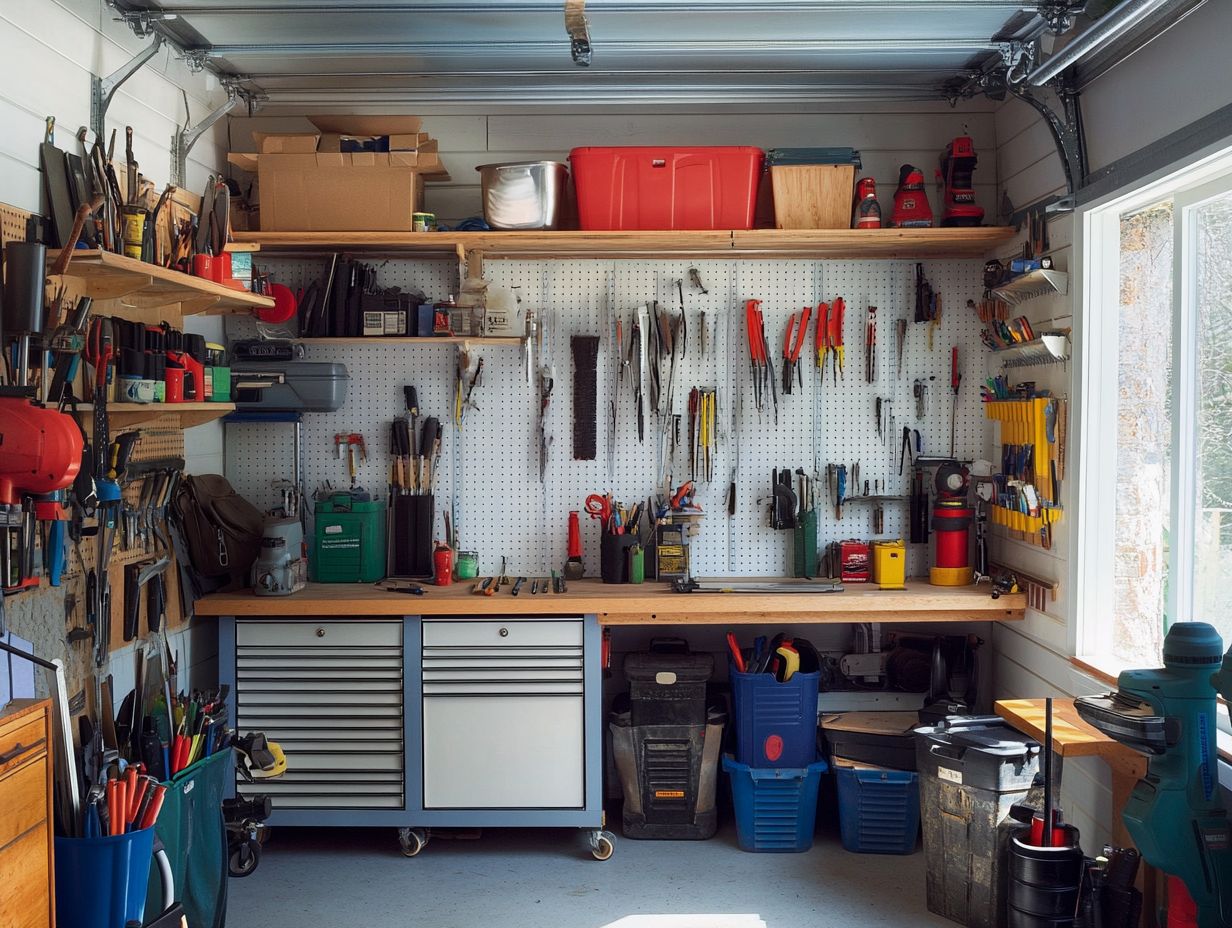 Example of innovative garage storage solutions for homeowners