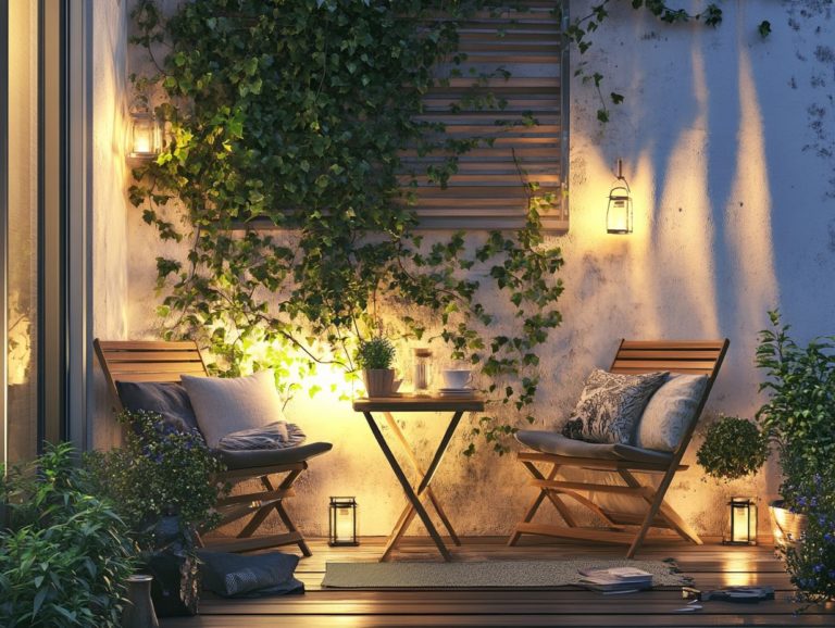 Innovative Outdoor Furniture Designs for Tiny Patios