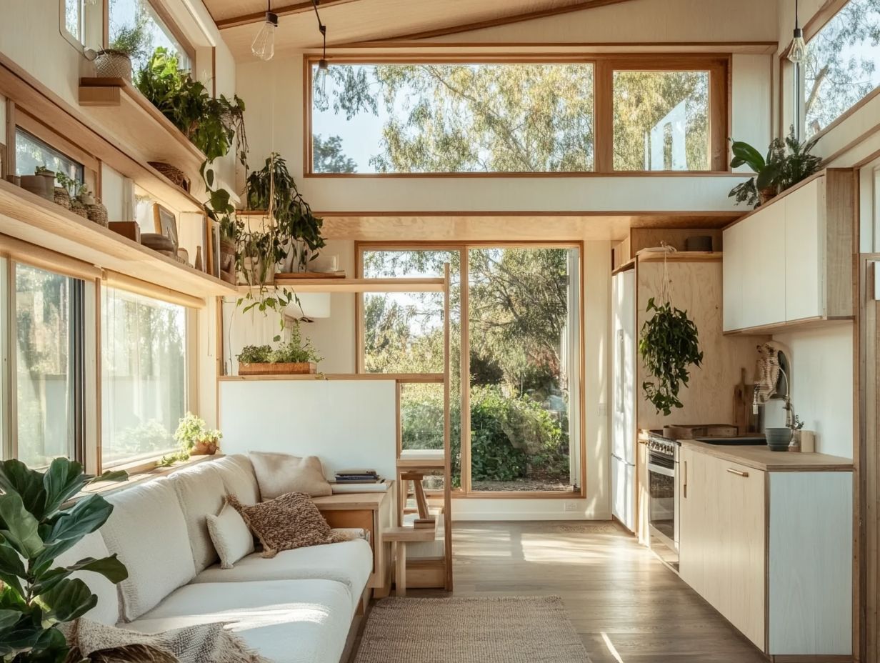 Light-filled tiny house decor ideas