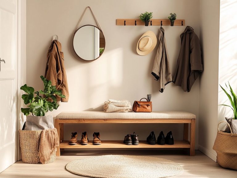 Maximizing Storage in an Entryway