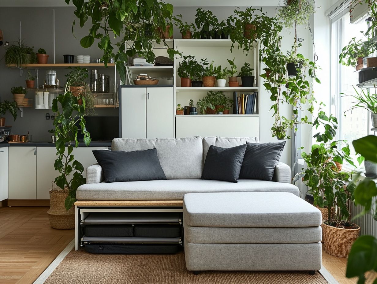 Examples of multi-functional furniture for small spaces