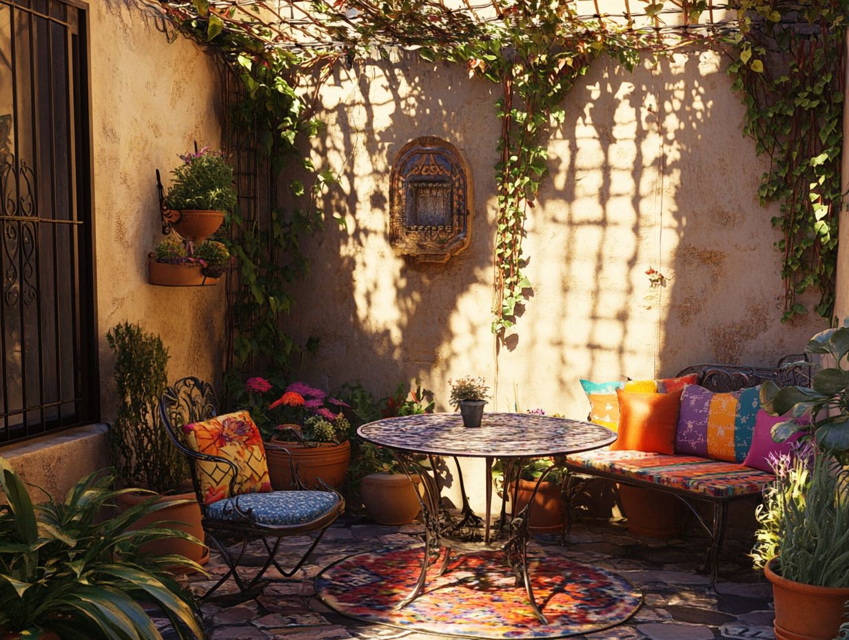 Outdoor furniture best for tiny backyards